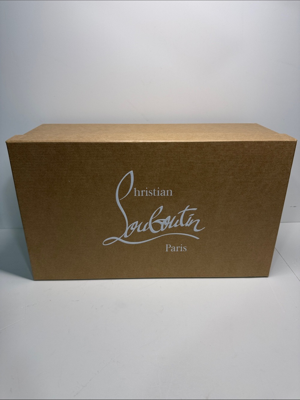 Christian Louboutin Brown Shoe Box with White Logo